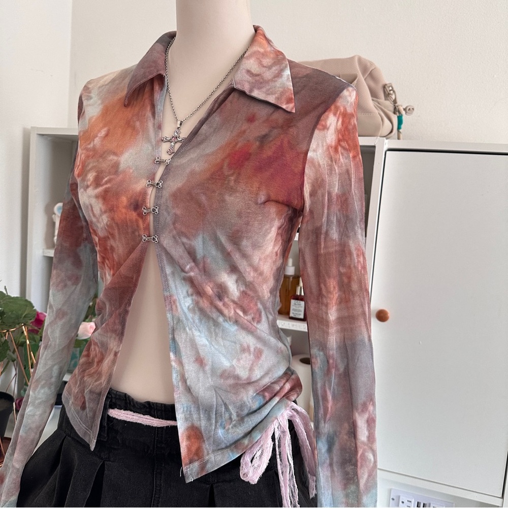 PALOMA WOOL Tie-Dye Long Sleeve Top